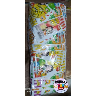 

Permen Cemilan Snack Jelly Jeli Stick Stik Yoghurt Yogurt Pendek Susu Buah Mainan Anak Murah (isi 50 pcs)