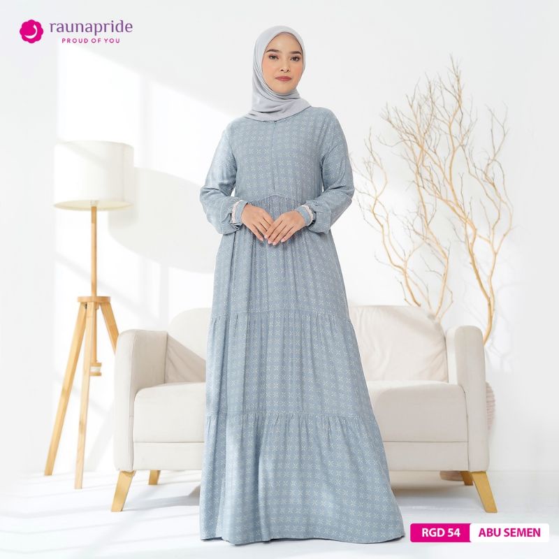 Rauna Gamis Terbaru 2023 - RGD 54 - Gamis Rayon Premium - Fashion Muslim