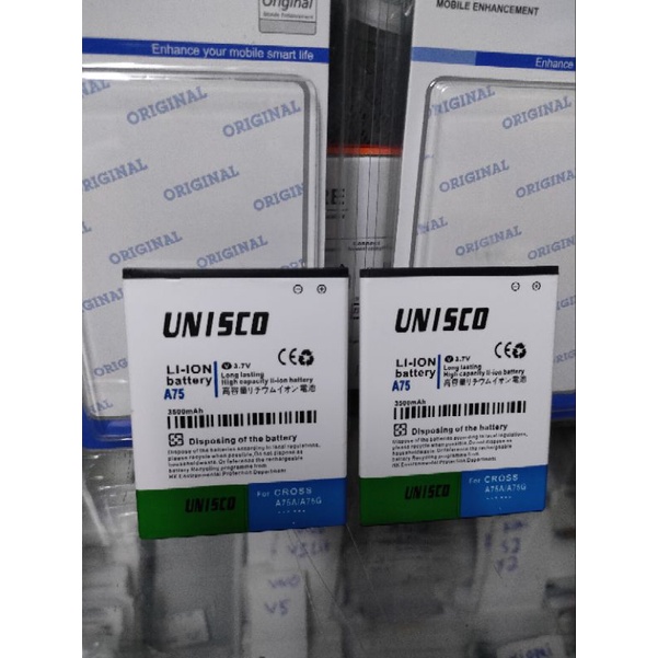 Baterai Evercoss A75 A75A A75G Battery Battry Dobel Power Unisco