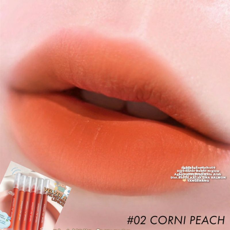 LIPSTIK WATERPROOF - LIPGLOS - LIPSTIK TAHAN LAMA DAN RINGAN - LML 1044-Glaze 02