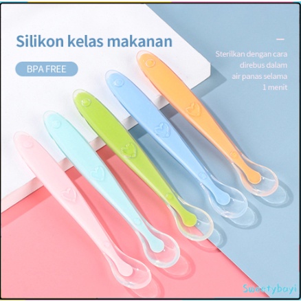 Sendok Makan Bayi Sendok Silikon Bayi Murah