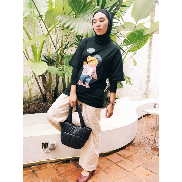 T-shirt oversize Bear hello