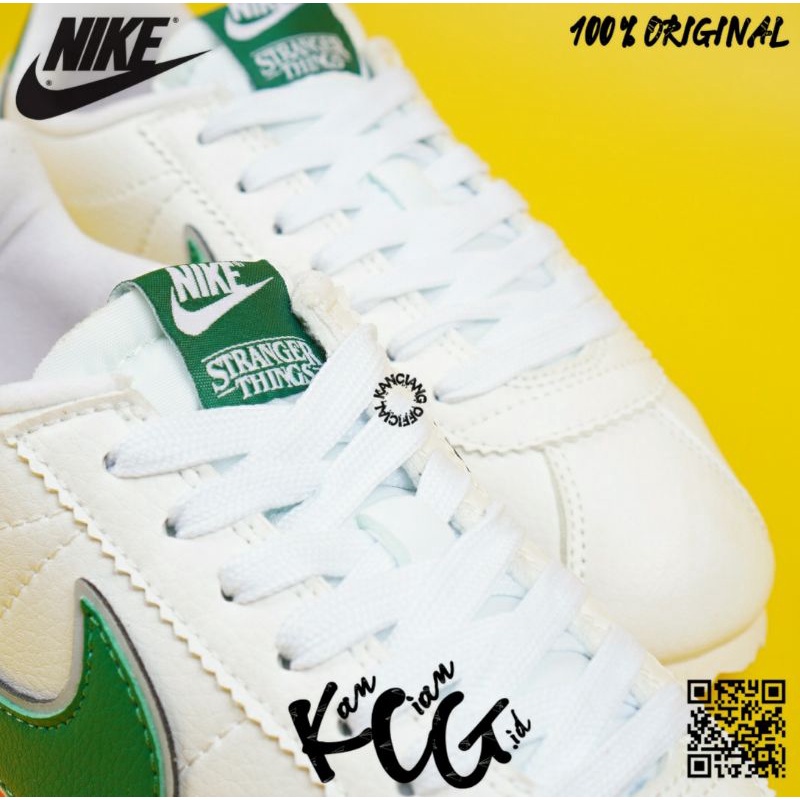 Sneakers Original Made In Indonesia 100% Cortez Classic Stranger Think Hawkins Original Bnib