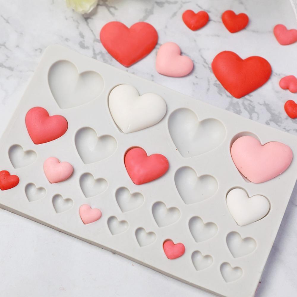 Preva 3D Love Heart DIY Craft Sabun Membuat Handmade Hari Valentine