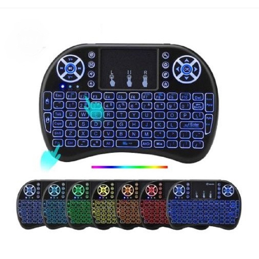 Keyboard Mini Led Wireless Android Tv Box Dongle Touchpad