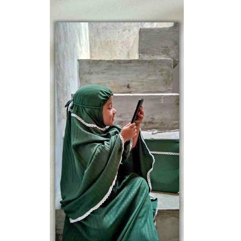 {BOB.18De22a} MUKENAH ANAK/MUKENAH ANAK PLISKET/MUKENAH UMUR 3-7 TAHUN/MUKENA FREE TAS/MUKENA RENDA/