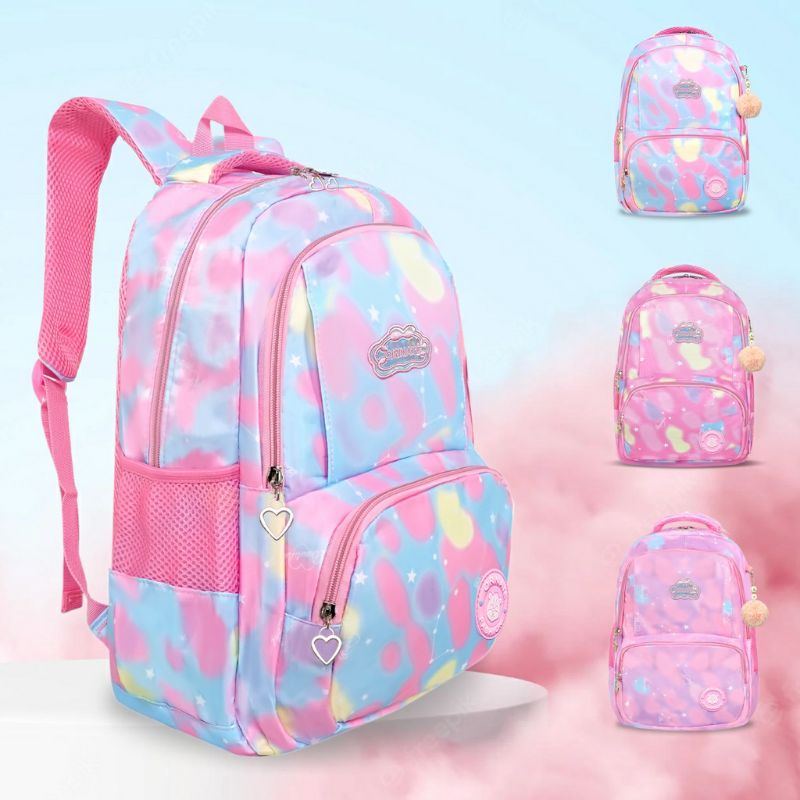 R28- TAS SEKOLAH TAS RANSEL ANAK PEREMPUAN TAS SEKOLAH ANAK PEREMPUAN IMPORT 100%