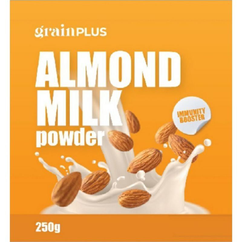 Jual ALMOND MILK POWDER PLAIN / SUSU ALMOND BUBUK 250gr PLAIN | Shopee ...