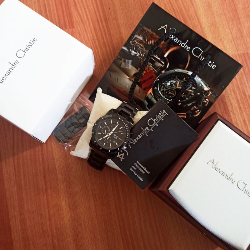 PRELOVED ALEXANDRE CHRISTIE AC 6141 FULL BLACK