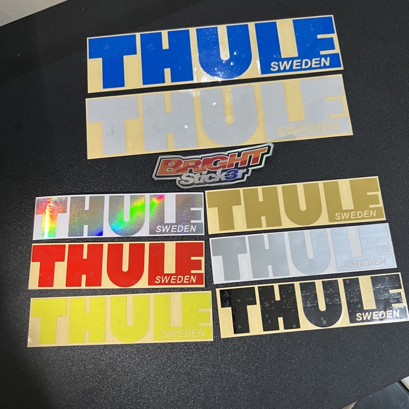 STICKER THULE Stiker ROOF BOX ROOF RACK CUtting