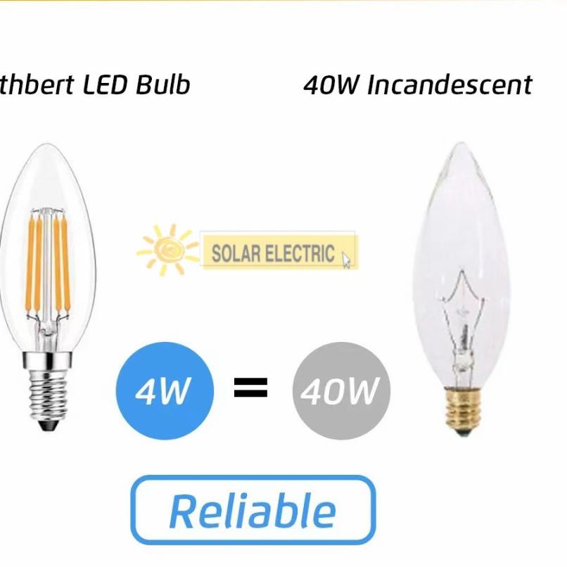 Lampu hias led candle fitting e14 2 WATT 4 WATT C35 lampu hias lilin
