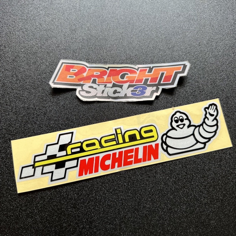 STICKER stiker RACING MICHELIN Cutting