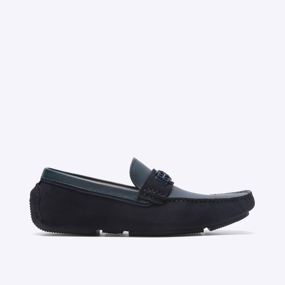 EM03 SEPATU EVERBEST PRIA CASUAL SEMI FORMAL BRANDED ASLI BIRU NAVY BLUE