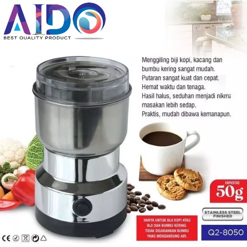 Gilingan Multifungsi Grinder Coffe Gilingan Bumbu Dapur Kering 8050