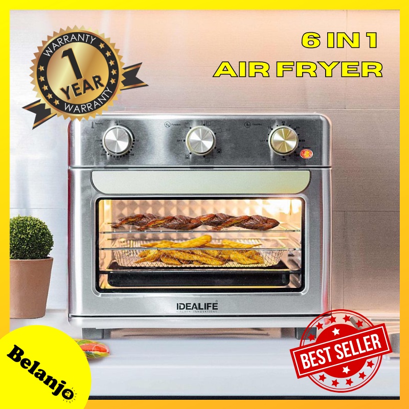 Air Fryer 6 in 1 Oven IDEALIFE IL200A