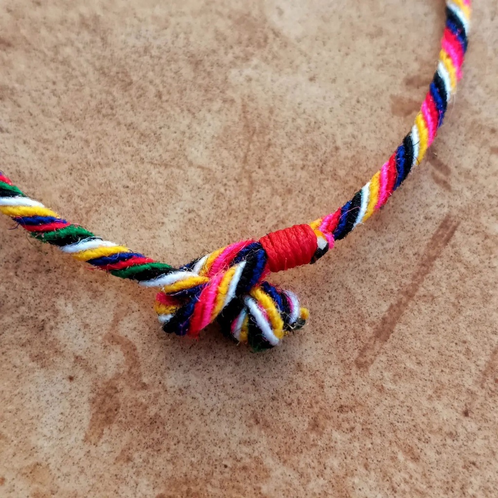 Gelang Saptadatu Kancing Knot / Gelang Tujuh warna / Gelang Sapta Warna Khas bali / Gelang Ori Khas Bali / Craftdewata