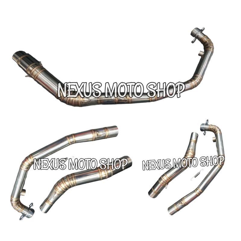 leheran knalpot stainless ninja250fi header knalpot ninja250fi injeksi