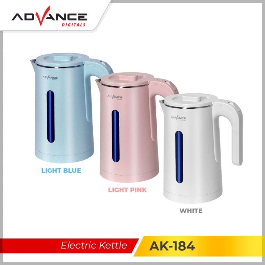 Advance Teko Listrik Air Ketel 1.8 Liter Elektrik Kettle AK-184 Pemanas Air