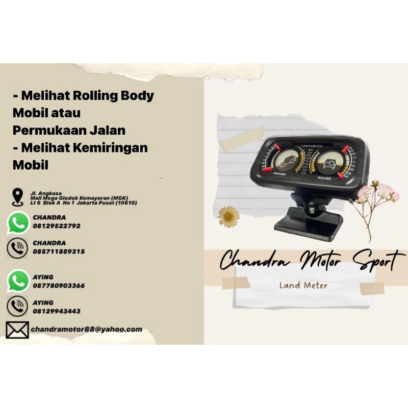 Alat ukur kemiringan mobil