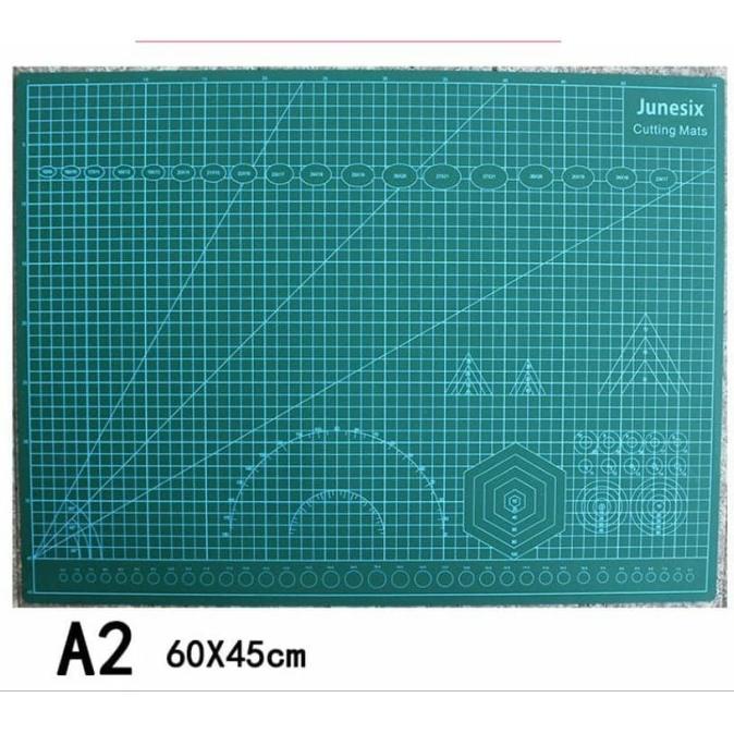 

Terlaris junesix cutting mat double side A2 60x45cm tebal 3mm Termurah