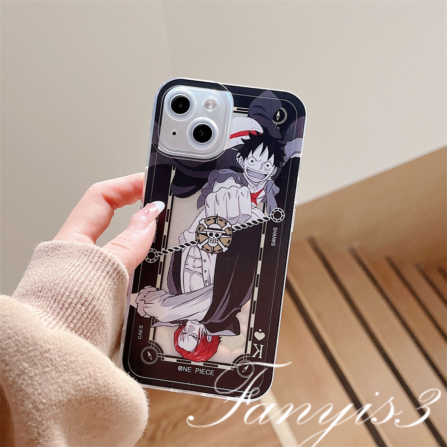 Samsung A14 A34 A54 M14 A04 A04s M23 A03 A13 A23 A33 A53 A73 A03s A02 A12 A22 A52 A72 A32 A51 A71 A50 A50s A30s A30 A20 A21s A31 A11 M53 One Piece Sauron Kartun Casing Ponsel TPU Bening Soft Cover
