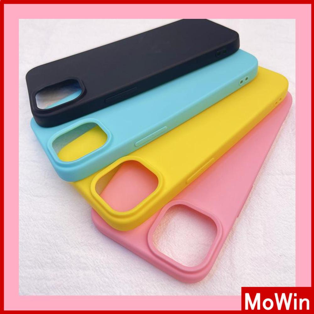 For iPhone 14 Pro Max iPhone Case Candy Color TPU Soft Case Shockproof Skin Feel Pink Yellow Blue Black Compatible For iPhone 13 Pro max 12 pro max 11 xr xs 7plus 8Plus