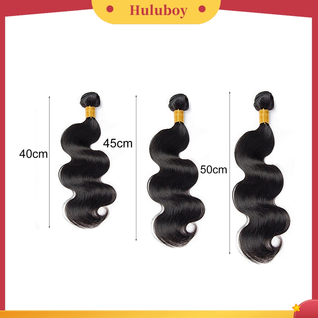 Wig Rambut Model Gelombang Bahan Silk Suhu Tinggi Untuk Wanita