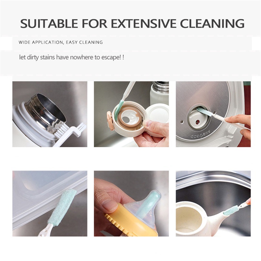 3 Pcs Sikat Pembersih Botol Multifungsi Untuk Dapur