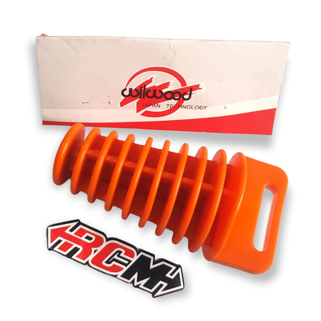 SUMPELAN KNALPOT PLUG MUFFLER TUTUP LUBANG KNALPOT RACING 4T 4TAK 4 TAK 4 T ORI ORIGINAL WILWOOD ASLI