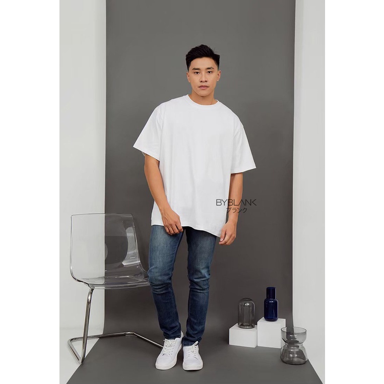 Osaka Oversized Tshirt In White- Kaos Oversize Pria dan WanitaPutih- Blank Apparel