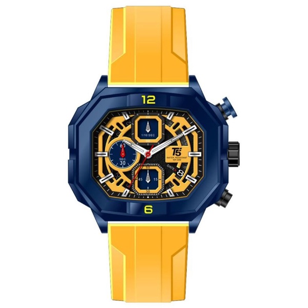 JAM TANGAN PRIA T5 H 3952G CHRONO AKTIF ORIGINAL TAHAN AIR FREE BOX PAPPER BAG GRATIS GELANG TANGAN KAYU