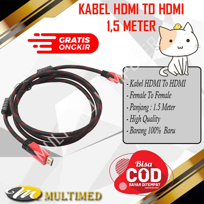 PROMO Kabel HDMI To HDMI 1,5 Meter