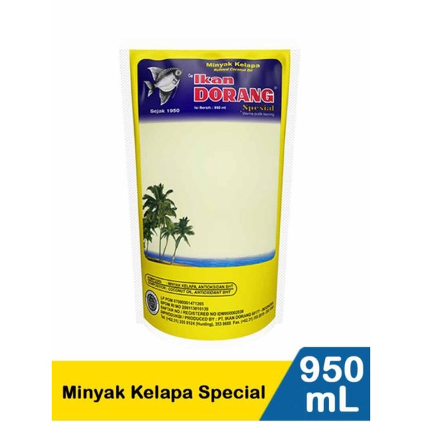 Ikan Dorang Minyak Kelapa Spesial 950ml