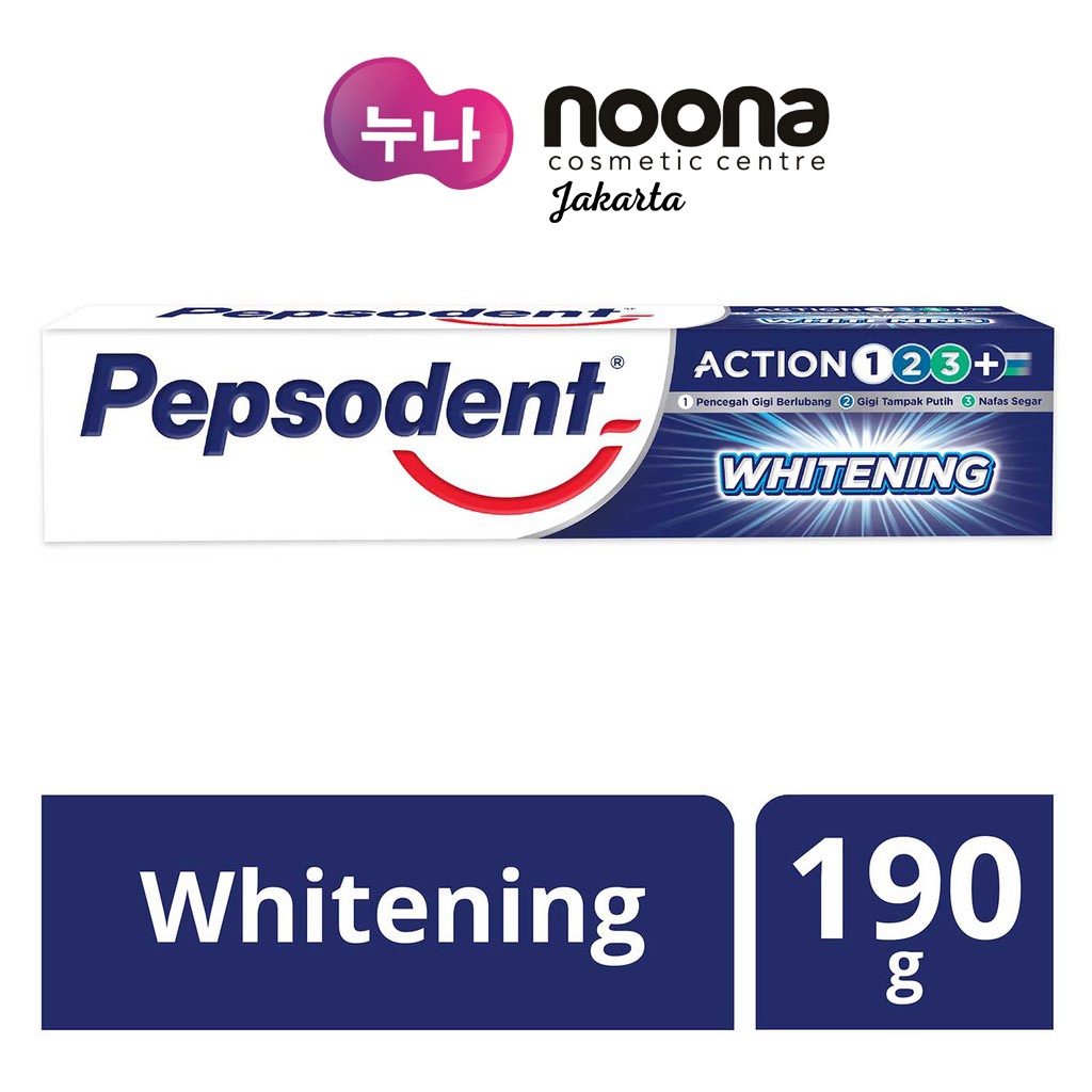 PEPSODENT PASTA GIGI ACTION 123 WHITENING 190GR -NJ