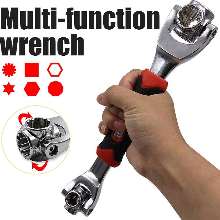 T4P3 Kunci multifungsi 48 in 1/Tiger Wrench Kunci Pas 48 in 1 Universal Wrench Kunci Pas 48 in 1 Uni