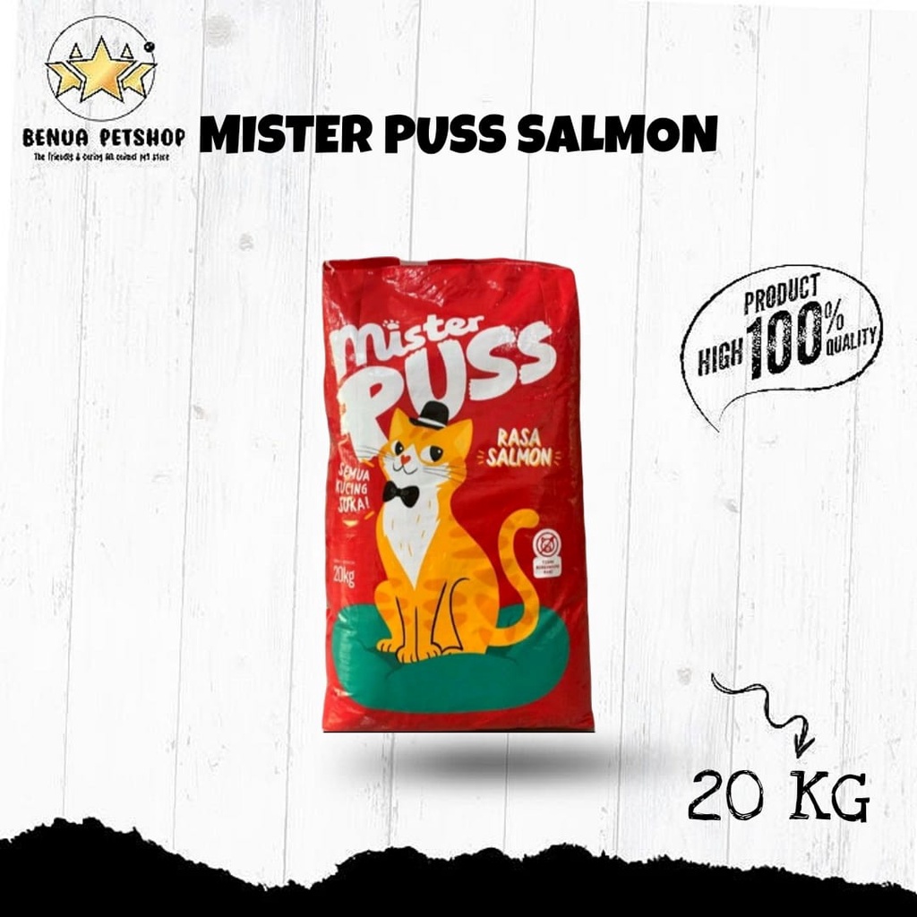 MAKANAN KUCING PREMIUM MISTER PUSS 20 KG - EKSPEDISI