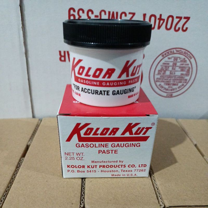 

Pasta Minyak 62g Original100% / Kolor kut / Gasoline finder / Peralatan SPBU Pertamina, Pertashop