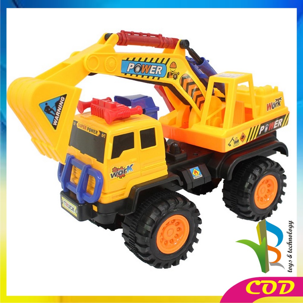 RB-M188 Mainan Anak Mobil Mobilan Truk Besar Mainan Truk Pasir Dump Truck / Mobil Beko Excavator