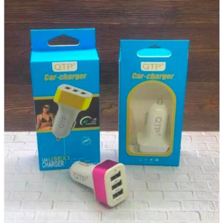 MINIGO CASAN MOBIL DAN MOTOR NMAX BESI 3USB / BATOK SAVER BESI 3USB VIBOX SM-04 + PACK