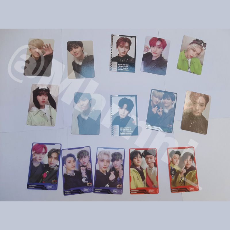 PHOTOCARD PC ALBUM ODDINARY STRAYKIDS SKZ MINSUNG CHANGLIX BINCHAN 2MIN