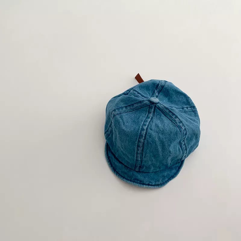 Topi Baseball Polos Denim Usia 1-3 tahun anak laki laki topi impor ala korea premium