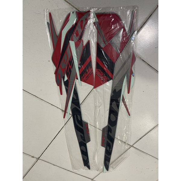 STIKER STRIPING MOTOR AEROX 2021 MERAH