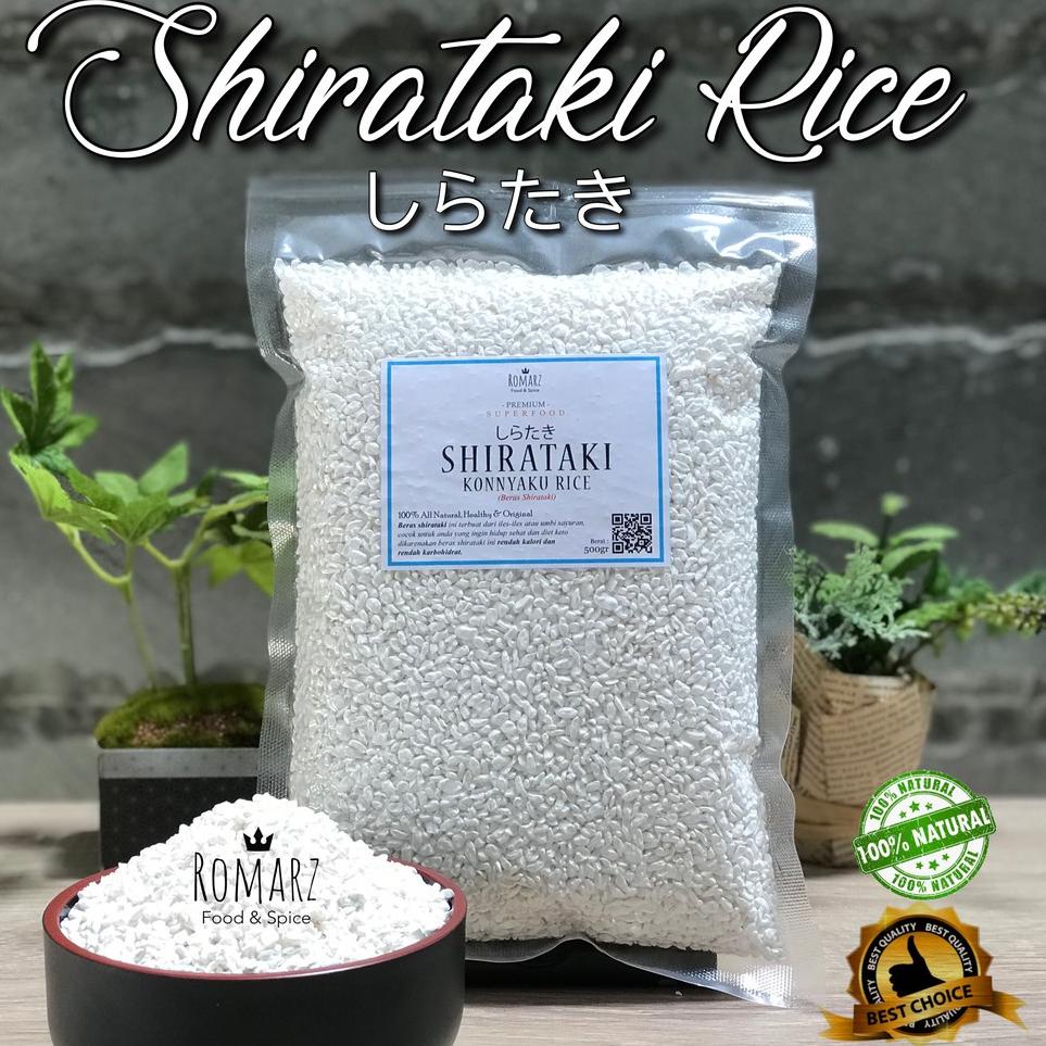

[S[73 ♫♪] BERAS SHIRATAKI | SHIRATAKI RICE 500gr BERAS KONNYAKU RICE 500gr-bisa cod