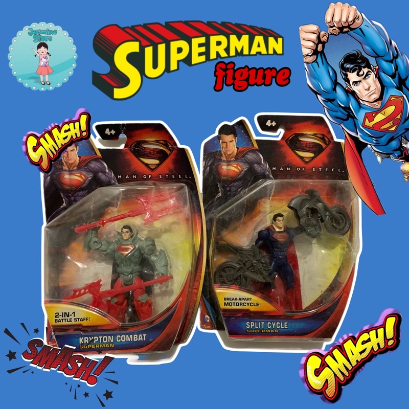 Figurine Superman/Action Figure Superman Krypton Combat/Figurine Superman Marvel/Mainan Superman