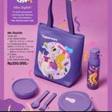 MS SPORTY - PURPLE WADAH MAKAN ANAK TUPPERWARE ORIGINAL KEBUMEN