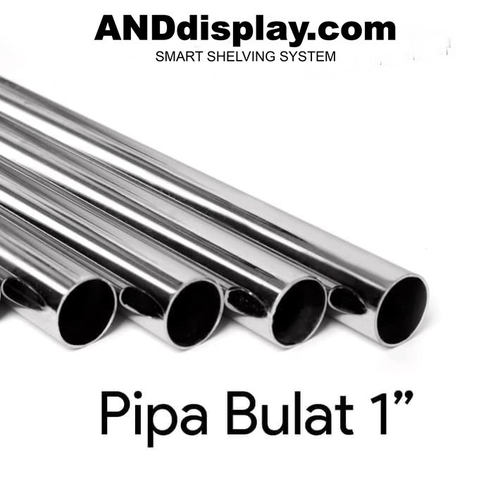 Pipa Pipa Bulat 1" 25Mm P.120Cm Stainless Steel