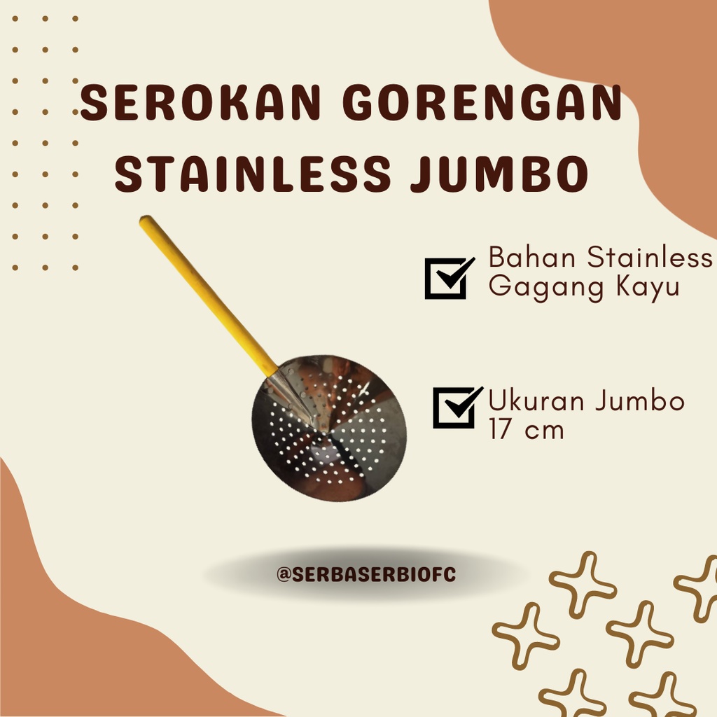Serokan Gorengan / Serokan Stainless Murah