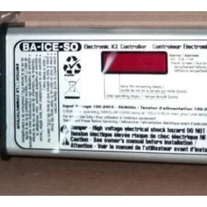 Ballast Ozone BA-ICE-SO Viqua Sterilight