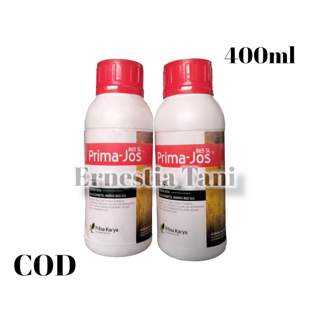 PRIMA JOS 485SL 400ml Herbisida Bahan Aktif 2,4-D Dimetil amina DMA racun rumput untuk tanaman padi