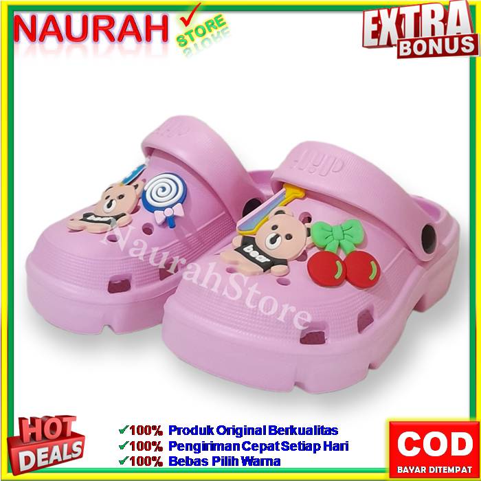 SANDAL ANAK BAIM DILI 805 A SENDAL FUJI VIRAL 100% ORIGINAL KUALITAS IMPORT JELLY EVA RUBBER ANTI SLIP NYAMAN EMPUK LUCU TERBARU LENTUR TERMURAH